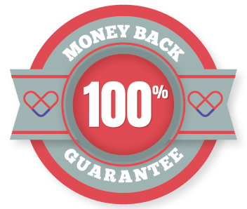 Money Back 100% Guarantee